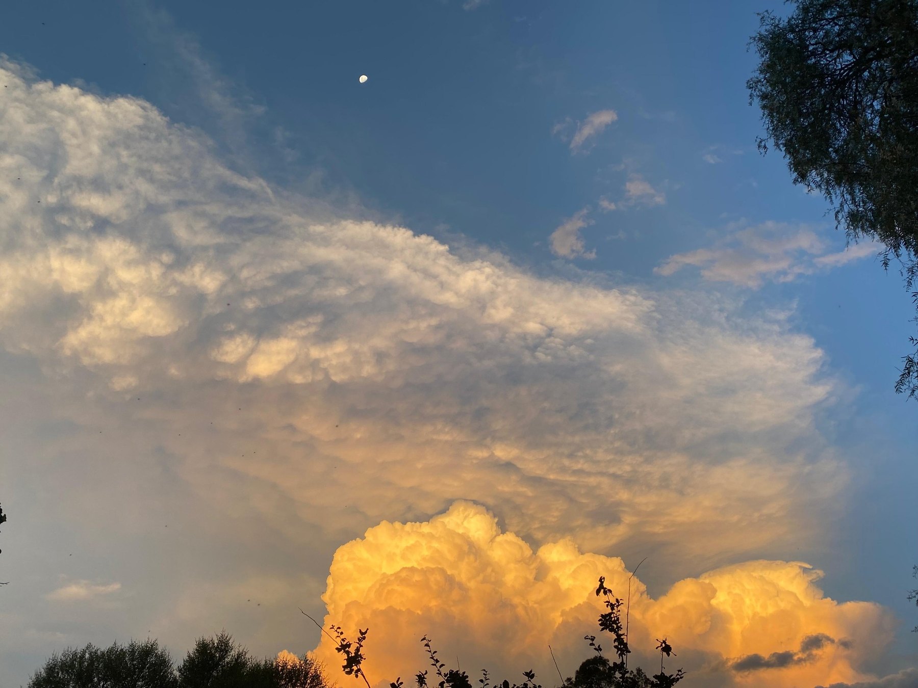 Dramatic cloud formations over 3 Eike Boerdery farm